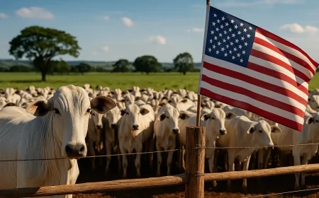 Importação de carne brasileira pelos EUA cresce quase 500%