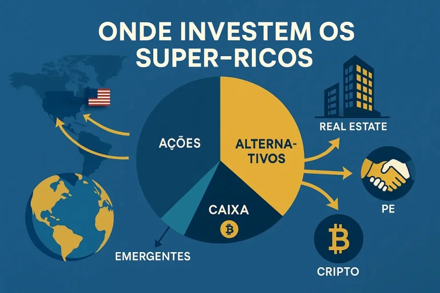 Onde investem os super-ricos em 2025