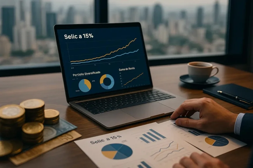 Como investir em 2025 com Selic a 15%: liquidez, renda fixa, IPCA+ e planejamento com IA