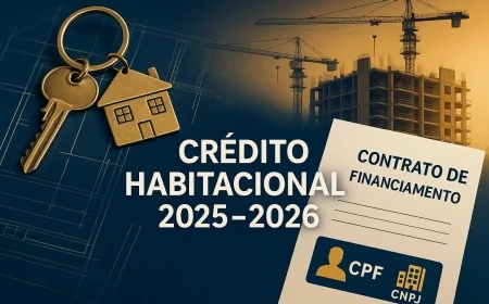 Crédito habitacional 2025–2026: como as políticas públicas irrigam (ou travam) a cadeia da construção para CPFs e CNPJs
