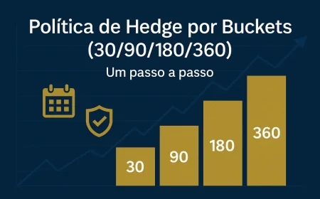 Política de hedge por buckets (30/90/180/360): um passo a passo
