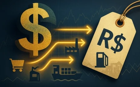 Opções de câmbio: teto e piso simples