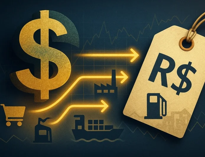 Opções de câmbio: teto e piso simples