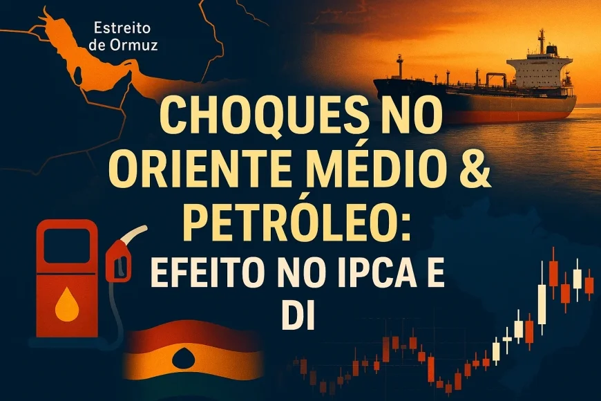 Oil risk premium: como choques no Oriente Médio chegam ao IPCA e mexem a curva DI