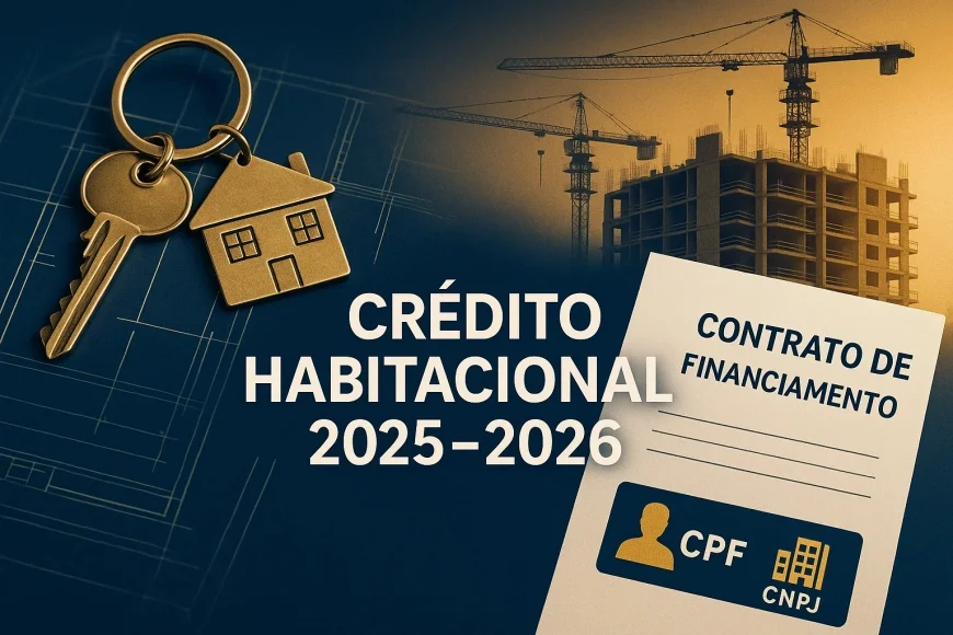 Crédito habitacional 2025–2026: como as políticas públicas irrigam (ou travam) a cadeia da construção para CPFs e CNPJs