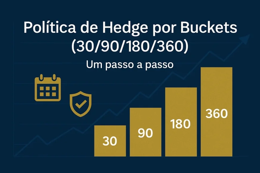 Política de hedge por buckets (30/90/180/360): um passo a passo
