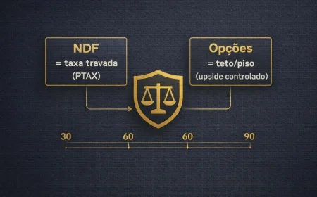 NDF vs. Opções: qual usar para proteger o Q1?