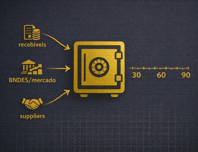 Capital de giro pós-festas: como recompor caixa sem estourar o CET