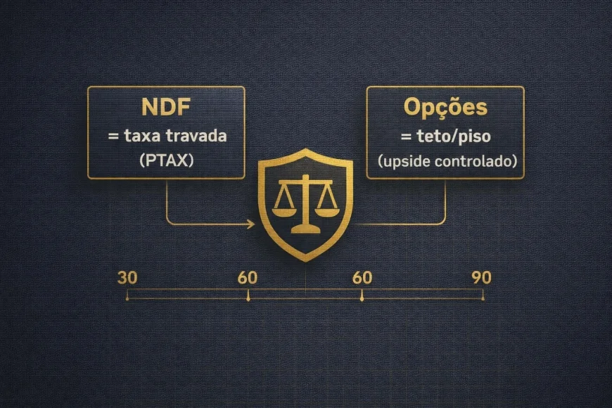 NDF vs. Opções: qual usar para proteger o Q1?