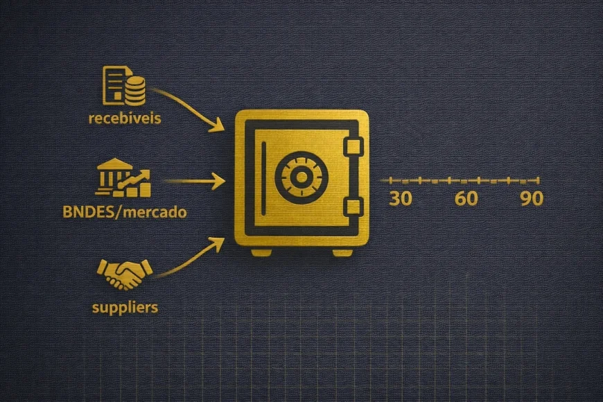 Capital de giro pós-festas: como recompor caixa sem estourar o CET