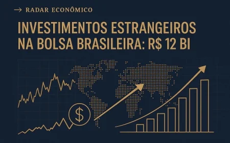 Investimentos Estrangeiros na Bolsa Brasileira: R$ 12 Bi