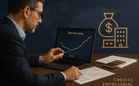 Juros altos e crédito empresarial no Brasil