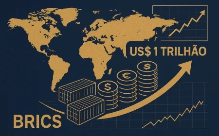 BRICS passa de US$ 1 trilhão e muda o câmbio