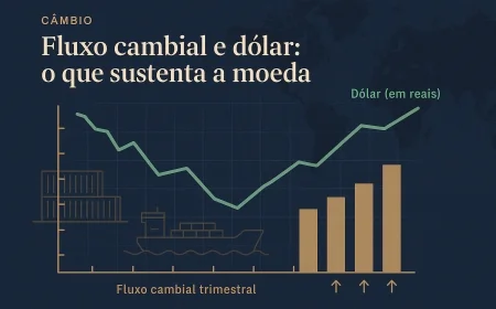 Fluxo cambial e dólar: o que sustenta a moeda