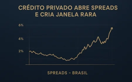 Crédito privado abre spreads e cria janela rara