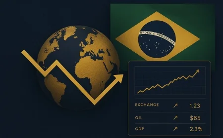 FMI corta projeção global e eleva PIB do Brasil