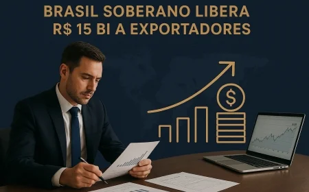 Brasil Soberano libera R$ 15 bi a exportadores