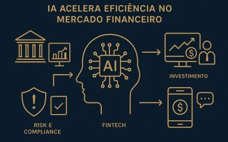 IA acelera eficiência no mercado financeiro