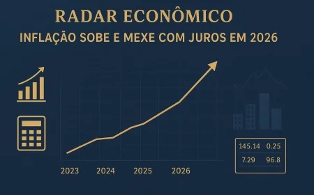 Inflação sobe e mexe com juros em 2026