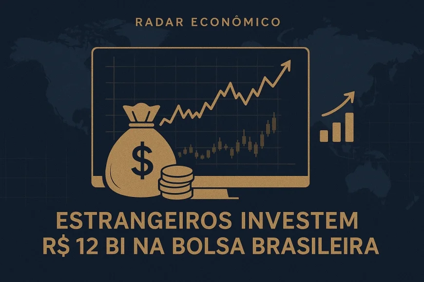 Estrangeiros Investem R$ 12 Bi na Bolsa Brasileira