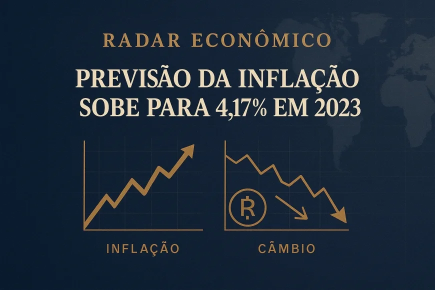 Previsão da inflação sobe para 4,17% em 2023