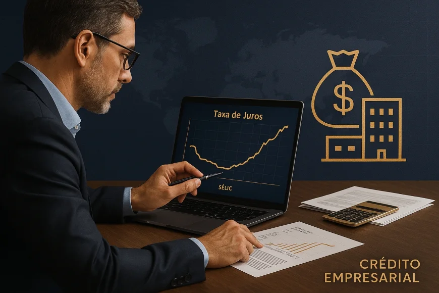 Juros altos e crédito empresarial no Brasil
