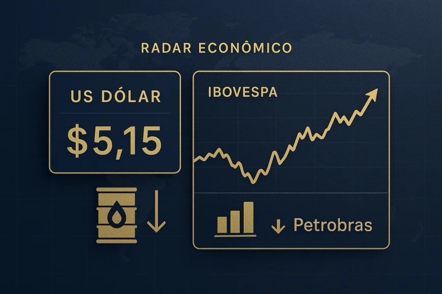 Dólar a R$ 5,15 e Ibovespa reage à Petrobras