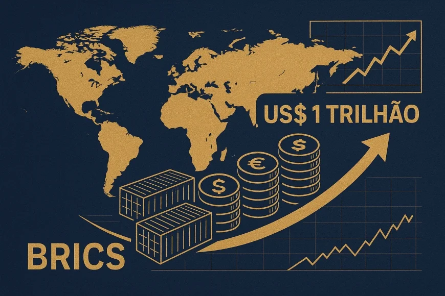 BRICS passa de US$ 1 trilhão e muda o câmbio