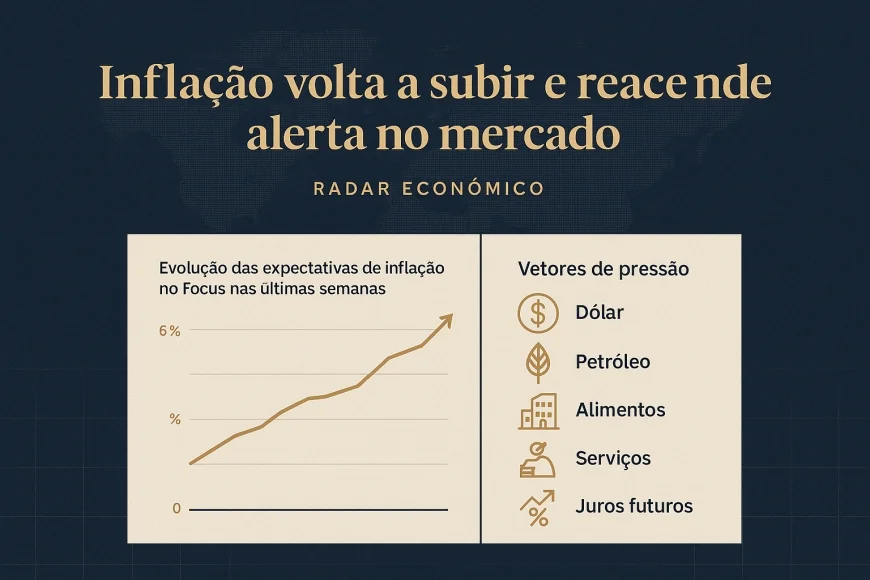 Inflação volta a subir e reacende alerta no mercado