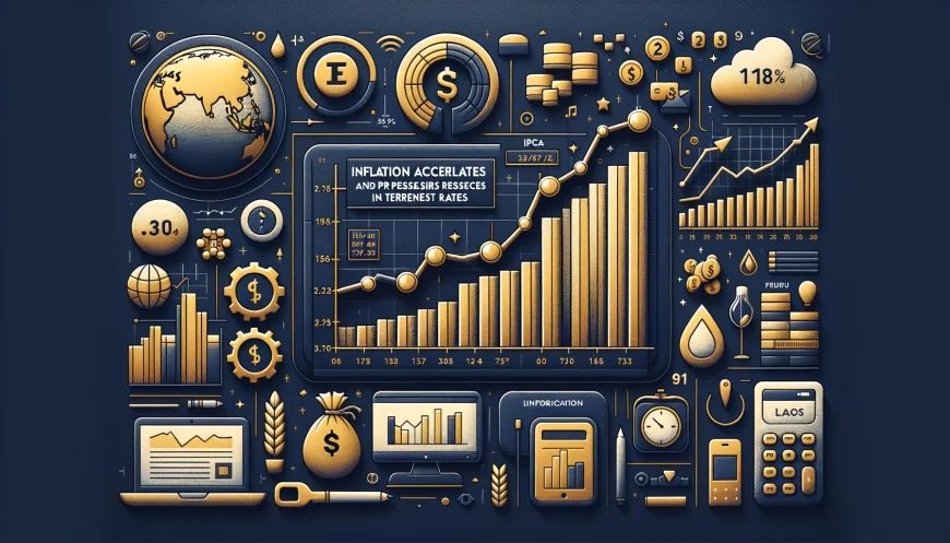 Inflação acelera e pressiona juros no Brasil