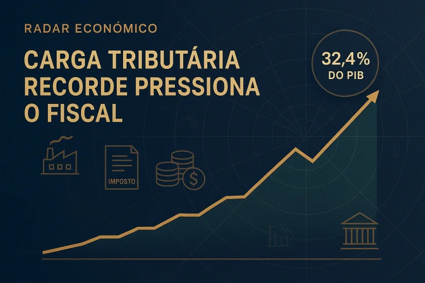 Carga tributária recorde pressiona o fiscal
