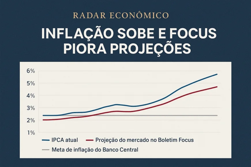 Inflação sobe e Focus piora projeções