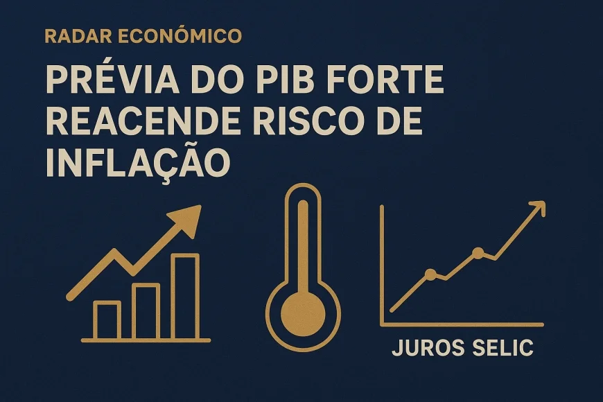 Prévia do PIB forte reacende risco de inflação