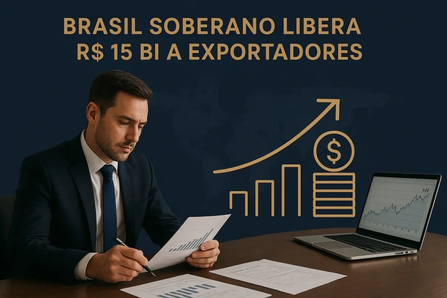 Brasil Soberano libera R$ 15 bi a exportadores