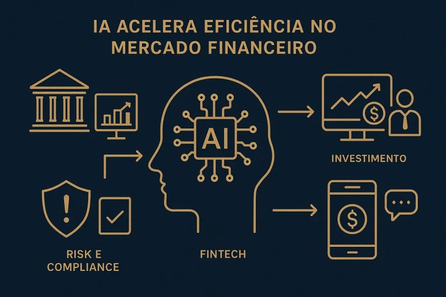 IA acelera eficiência no mercado financeiro
