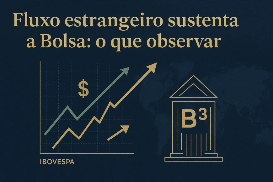 Fluxo estrangeiro sustenta a Bolsa: o que observar