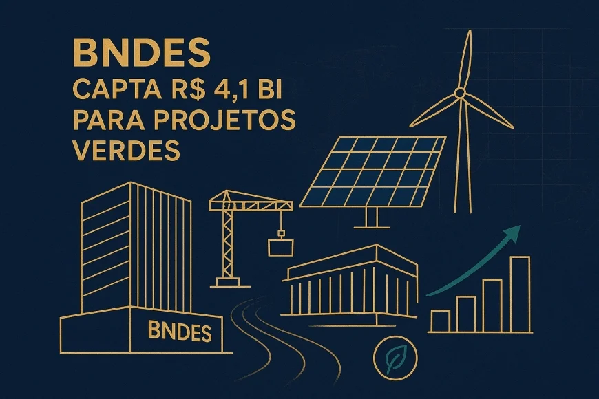 BNDES capta R$ 4,1 bi para projetos verdes