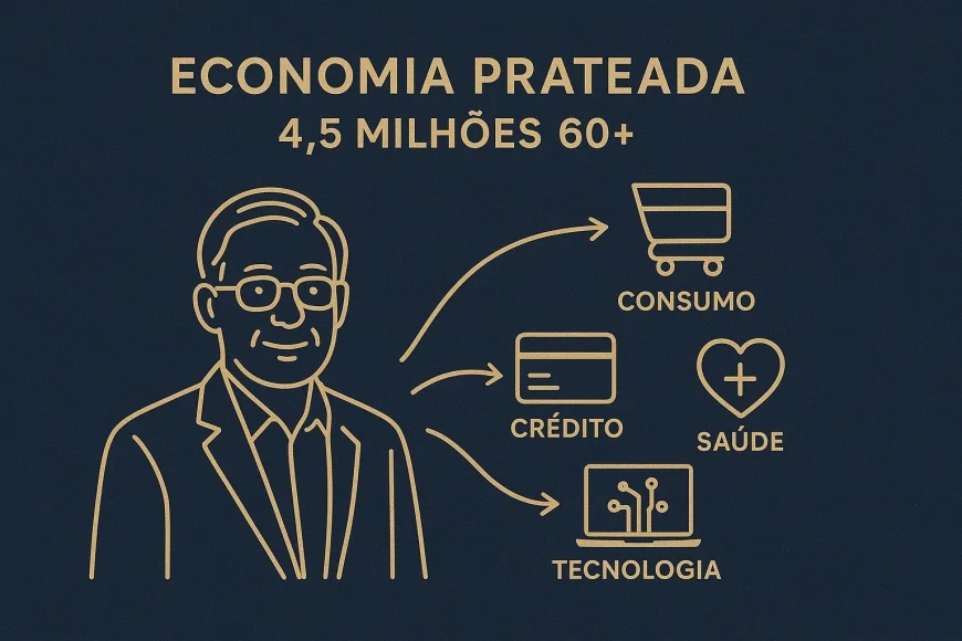 Economia prateada: 4,5 milhões 60+