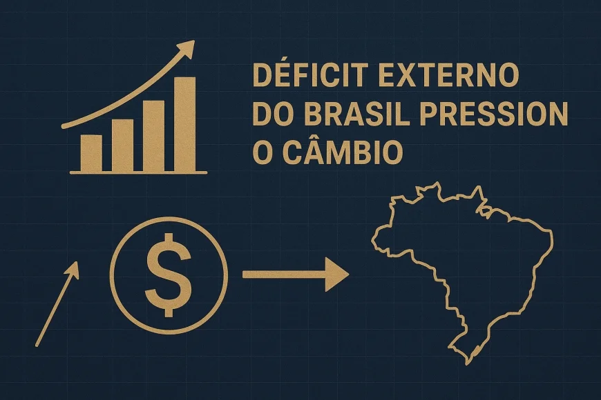 Déficit externo do Brasil pressiona o câmbio