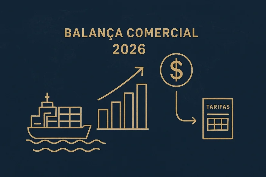 Balança Comercial 2026: exportações, dólar e tarifas