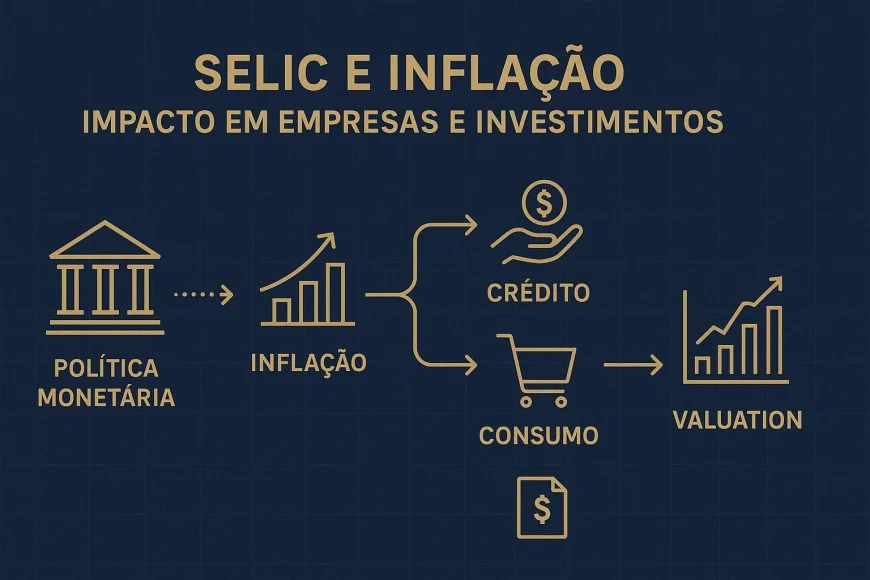 Selic e inflação: impacto em empresas e investimentos