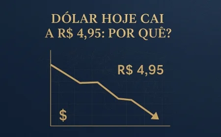 Dólar hoje cai a R$ 4,95: por quê?