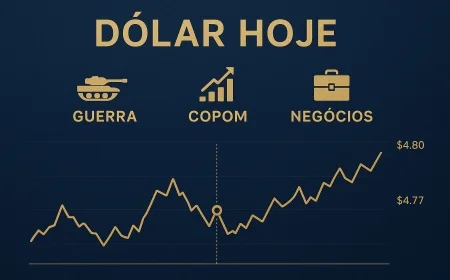 Dólar hoje: guerra, Copom e negócios