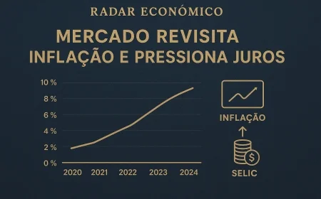 Mercado revisa inflação e pressiona juros