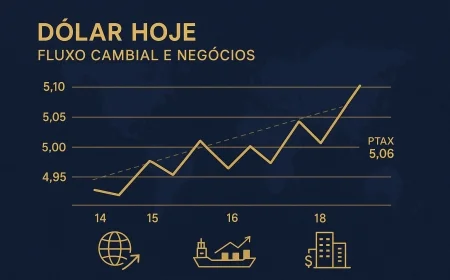 Dólar hoje: fluxo cambial e negócios