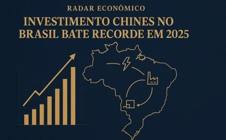 Investimento chinês no Brasil bate recorde em 2025