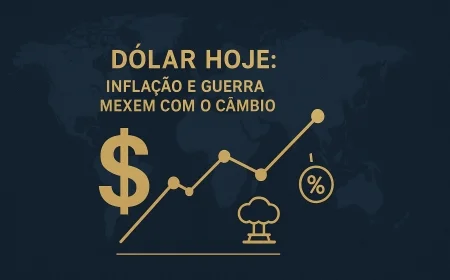 Dólar hoje: inflação e guerra mexem com o câmbio