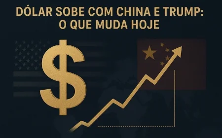 Dólar sobe com China e Trump: o que muda hoje