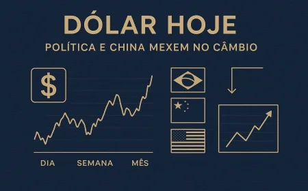 Dólar hoje: política e China mexem no câmbio