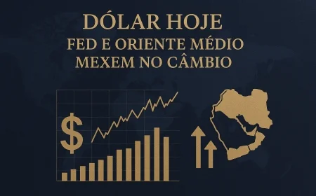Dólar hoje: Fed e Oriente Médio mexem no câmbio